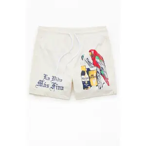 PacSun Men's Corona Parrot 4.5" Swim Trunks
