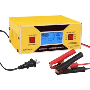 Charger Automatic, 6/8/12/14/16/24V Adjustable   Charger 0-10A,  Maintainer,  Trickle Charger for Golf Cart, ,Automotive,,Lawn Mower,Marine,Boat,ATV