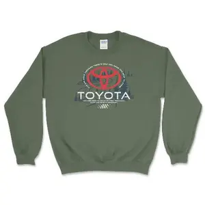 Toyota Off-Road Heritage 4x4 Crewneck Sweatshirt Menswear Badge