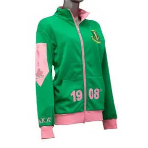 Alpha Kappa Alpha Elite Track Jacket Green