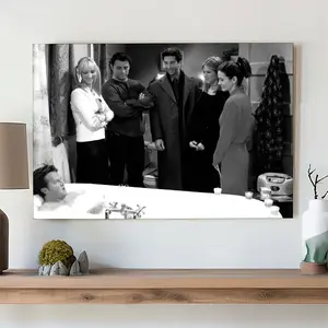 [No Frame] Friends Tv Series Poster, Friends Funny Bathroom Wall Art