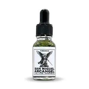 FIMENESS ARCHANGEL SAINT MICHAEL INTENTION OIL - ANOINTING BLEND FOR CANDLE DRESSING, RITUAL USE, ALTARS AND ENERGY WORK
