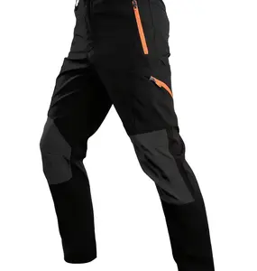 Men's tactical work pants with multiple colors options - outdoor design with multiple pockets, color blocking style, suitable for outdoor recreation and work, machine washable, ideal for spring, summer, and autumn wear