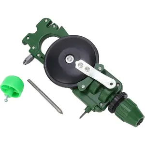 4 in 1 Multifunctional Tool, Hand Crank Drill, Knife Sharpener, Glass Cutter, Ceramic Cutter, Lightweight and Portable for DIY Projects