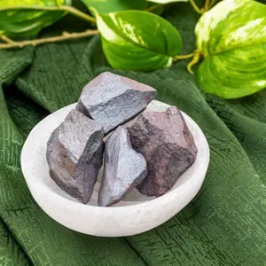 Down To Earth Raw Hematite Stones 0.75-2" Rough Crystal for Grounding Self-Esteem & Focus Earth Fire Elements