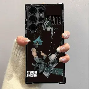 Soul Eater Phone Case Evans Crona Maka Albam Black Star Tsubaki Death the Kid Manga Anime, Anime Vintage Special Cover for Samsung Galaxy S26 S25 S24 S23 S22 S21 Ultra Plus #IPYGSJDSE1  #YGSJDSE1 Protection Protective
