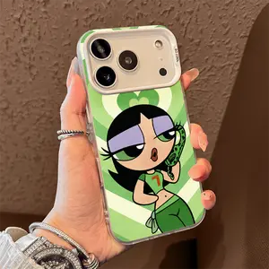 Y2K Cartoon Girl Phone Case for iPhone 17 AIR 17 PRO 16 PRO 15  PRO MAX  14 PLUS 13 PRO 12 11 PRO XS MAX X XR Samsung Galaxy S25 Ultra S24 S23 S22 Plus  series(anti-drop hard shell) shockproof mobilephone protective cover