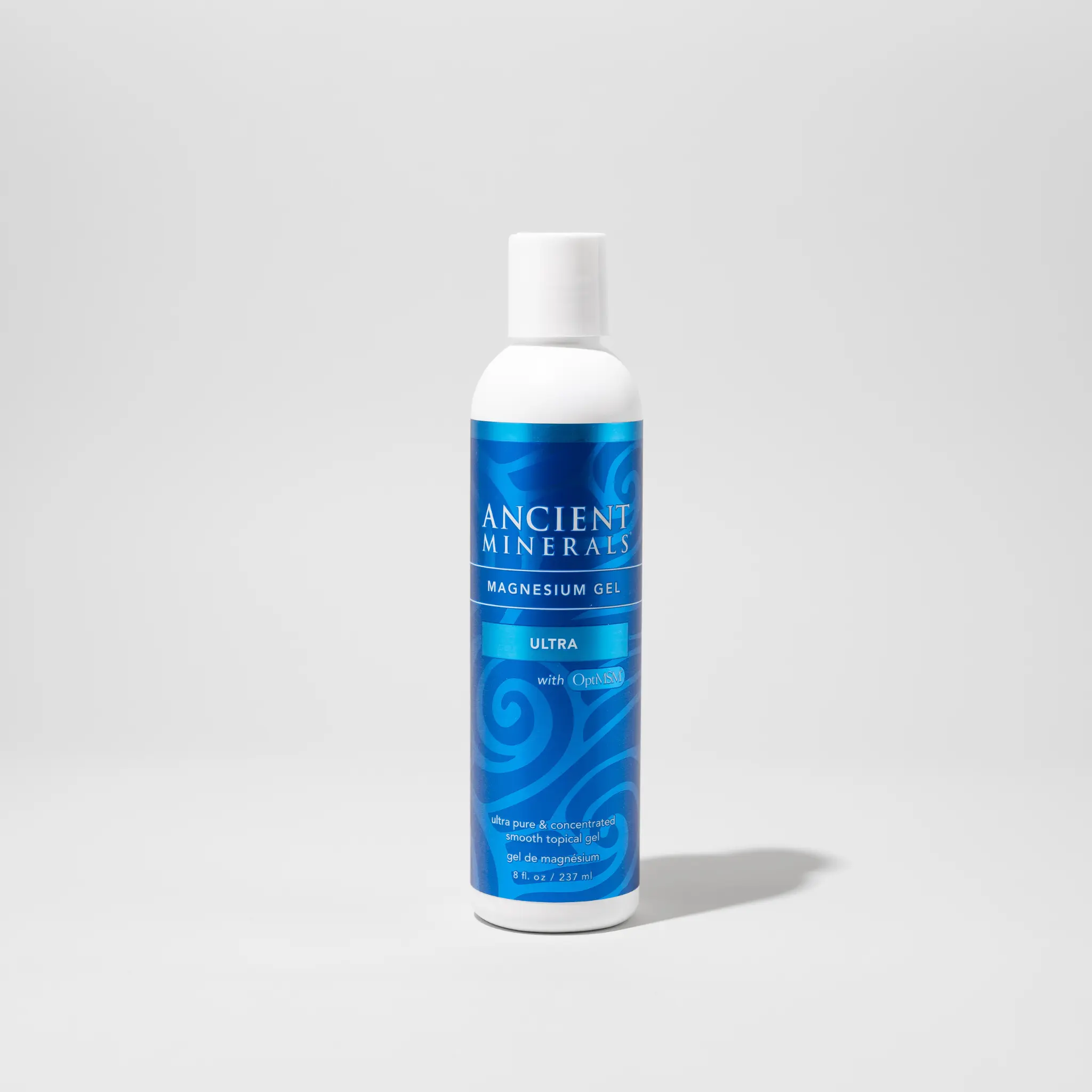 Ancient Minerals, Magnesium Gel Ultra w/ MSM, Hydrating, Massage Gel, Pure Magnesium, 8 oz (237 ml) Cream Skincare