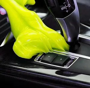 Super Magic Cleaning Gel - Absorbs Dust Car Interior, Keyboard, Laptop (70g Pack1 Yellow)