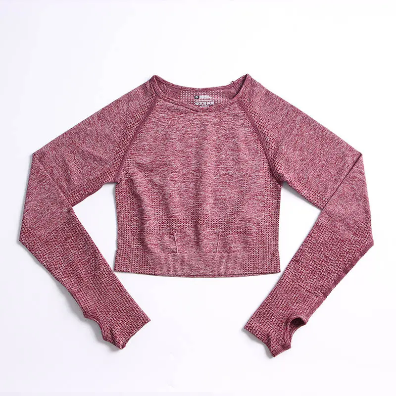 Wine red long sleeved shirt