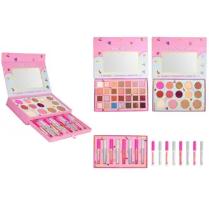 Sets de Sombra de Ojos 42 Colors y Cosméticos Fresh Fruits Kevin & Coco - Venta al por Mayor 6 Sets (KC1485)