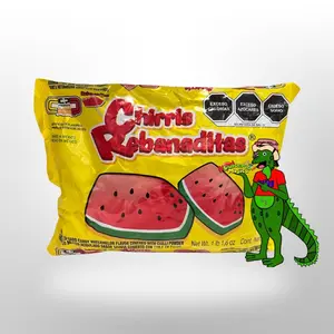 Watermelon Hard Candy covered in Chili (Chirris Rebanaditas)