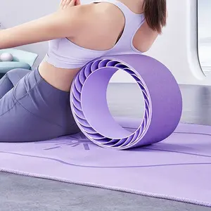 Yoga Wheel Open Back Yoga Equipment, Roller Ring Home Pilates Loop, Beginners Fitness Yoga Wheel Back Bend Artifact