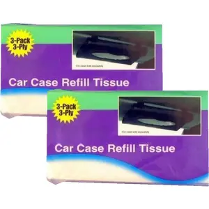 Auto Visor Tissue Refills for Tempo Visor - 2 Bags (Total of 6 Refills)