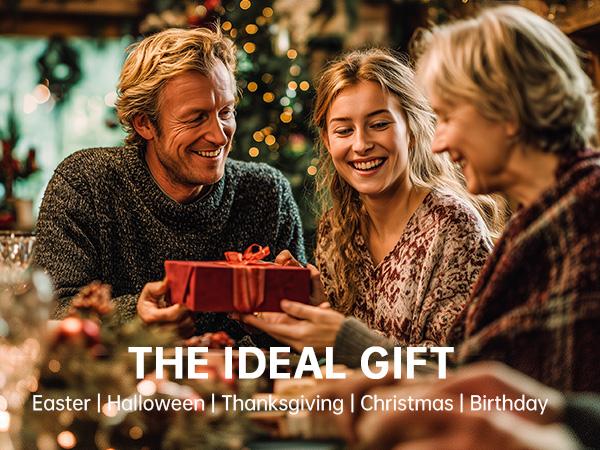 4-in-1 Portable Carbon Monoxide Detector, Audible & Visual Alerts, Magnetic Lanyard, LED Light, 220H Standby, Black