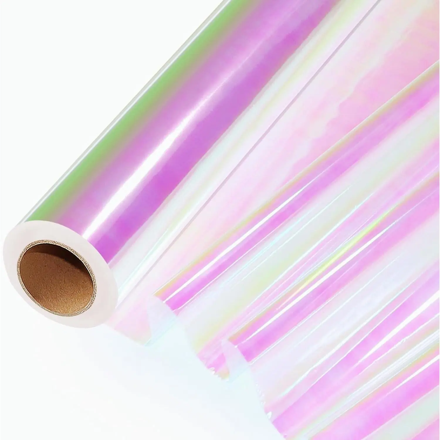 82 Ft x 17 In Cellophane Roll Extra Wide Iridescent Cellophane Wrap  Baskets Wrapping Plastic for Basket, , DIY Crafts, Birthday Gifts