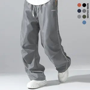 Men's sports jogging pants, side striped decorative pants, comfortable, breathable and lightweight, suitable for daily casual sports pants