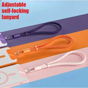 Hands-Free Crossbody Phone Strap | Adjustable Anti-Loss Clip Lanyard | Strong Durable Sling for Commute Hiking Shopping