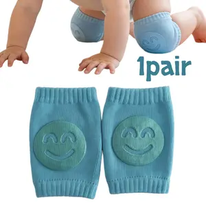 1 pair of knee pads - soft, non-slip, durable, thickened knee pads, suitable for crawling, gently protecting children's knees, crawling safety gear | fun design | soft texture, knee pads