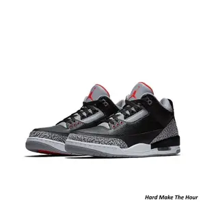 Retro OG Black Cement 2018 Unisex Fashionable Classic Versatile Trendy Comfortable Durable Casual Sports Basketball Shoes