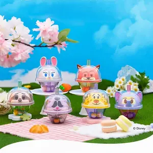 Disney Zootopia Taro Ball Milk Tea Series - Adorable Character Design for Kids & Collectors, Anime-themed Desk Decorations