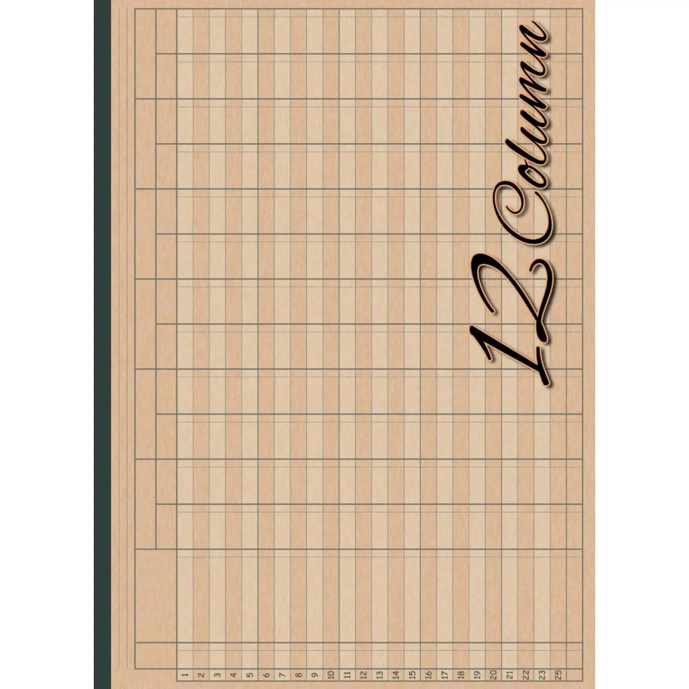 12 Column Ledger Book: Large Print Accounting Ledger Book for Bookkeeping | 12Column Columnar Pad for Small Business | Analysis Account Book | 11.7 x 8.5inches, Landscape Layout, 110 Pages