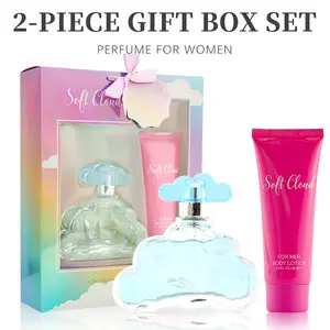 2-Piece Set, Women's Eau De Parfuma Spray And Body Lotion Gift Box, Long Lasting Fragrance, A Oriental Vanilla Fragrance, Perfect For Holiday Gifts, Dating, Daily Life, Parties