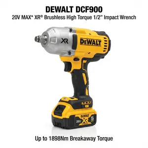 Dewalt DCF900NT, For  repair Cordless High- Impact  automatic diy   set brushless impac wrench  grade durable  industrial task concrete drilling  power tool drill kit professional construction nut-busting torque