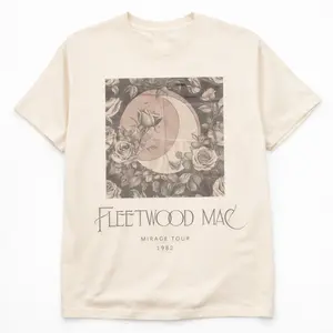 Vintage Fleetwo.od M.ac Band Shirt, Retro Music Rock Band Shirt, Retro Fleetwood Mac Mirage T-shirt, Rock Band Music Gift for Men & Women QXR