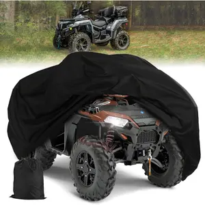 Cover,Large ATV Cover XL 2-UP 4 Wheeler Quad Waterproof Outdoor Full Protection Heavy Duty 420D Windproof For Cforce 600,1000 Tour,Sportsman 570,Outlander 570,850