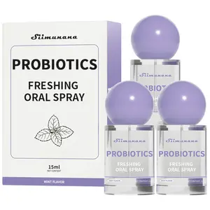 3PCS Probiotic Oral Spray - Long-Lasting Freshness, Alcohol-Free Oral Spray for Breath Care, Promotes Oral Health, Convenient Travel-Sized Breath Spray (15 ml / 0.51 oz)