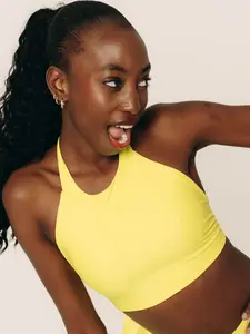 Women's Reversible Halter Top - Citron