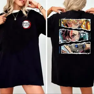 Anime Demon Slayer Characters Shirt, Tanjiro, Zenitsu, Inosuke, Infinity Castle 2026 Sweatshirt, Unisex Sweater Pullover Tee boyfriend  tees meme  shirts silky  graphic eli  white  fit spencers graphic  shirts