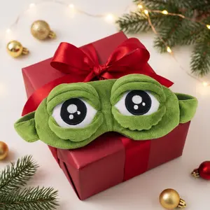 Adjustable 3D Frog Eye Mask - Single Item, Soft Skin-Friendly Portable Sunshade with Excellent Shading Effect, Fun Innovative Party Prop for Role-Playing, Holiday Gift for Fathers