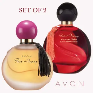 AVON Far Away Original & Far Away Moroccan EDP 1.7 fl. oz. SET of 2 - Fragrance Collection