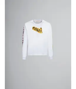 MARNI Graffiti Logo L/s T-shirt Mens Apparel
