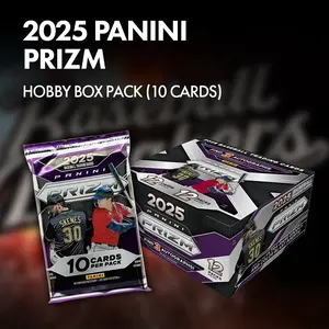 Panini 2025 Prizm Pack 10 Cards Sports Collectible Baseball Trading Cards All Cards Ship