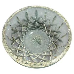 Waterford crystal bowl with a diamond cut pattern. Retro Bowls