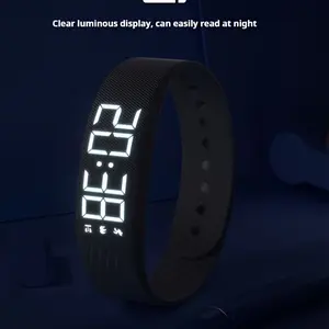 2026 New Multi-Functional Minimalist and Stylish Unisex Digital Watch with Alarm, Pedometer, Stopwatch, Luminous Display. A Fashionable Sports Multi-Function Wristwatch for Students, Comfortable to Wear Without Feeling. Perfect Holiday Gift for Any