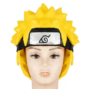 Lightweight Naruto-Style Latex Mask, Halloween Cosplay Paint Accessories, Bar Party Role Playing Headgear