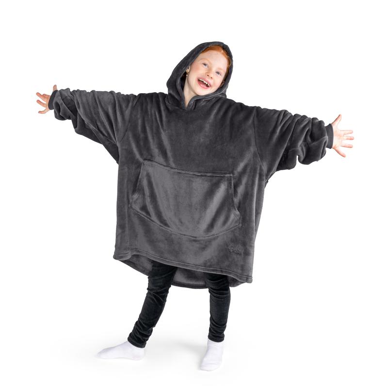 The Bare Homey - Youth Wearable Blanket - Microplush Front Pocket