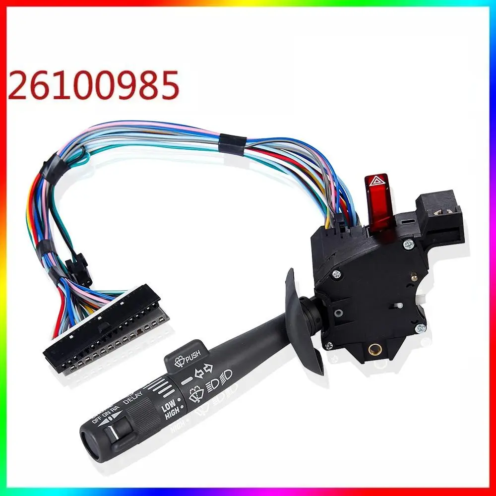 Automotive Turn Signal Control Switch with Wiper, Cruise Functions for CHEVY SILVERADO 95-1998 C1500/Suburban Tahoe, Wipers/Cruise