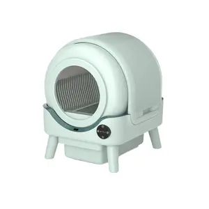 ZM02 Automatic Cat Litter Box, One-Click Odor-Lock Bag & 15L Waste Drawer for Travel & Multi-Cat Homes