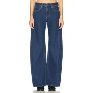GRLFRND Rory Short Rise Baggy in Rodeo Dr