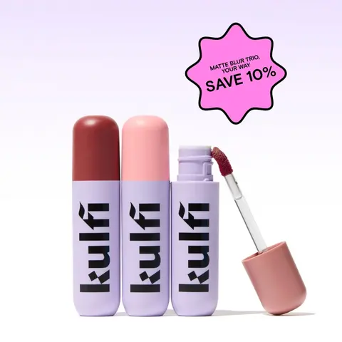Your Way Matte Blur Lip Stain Trio - Ultra-blurring, Longwear up to 8 hours, Moisturizing Lip Stain with Soft-Focus Matte Finish, Bundle & Save