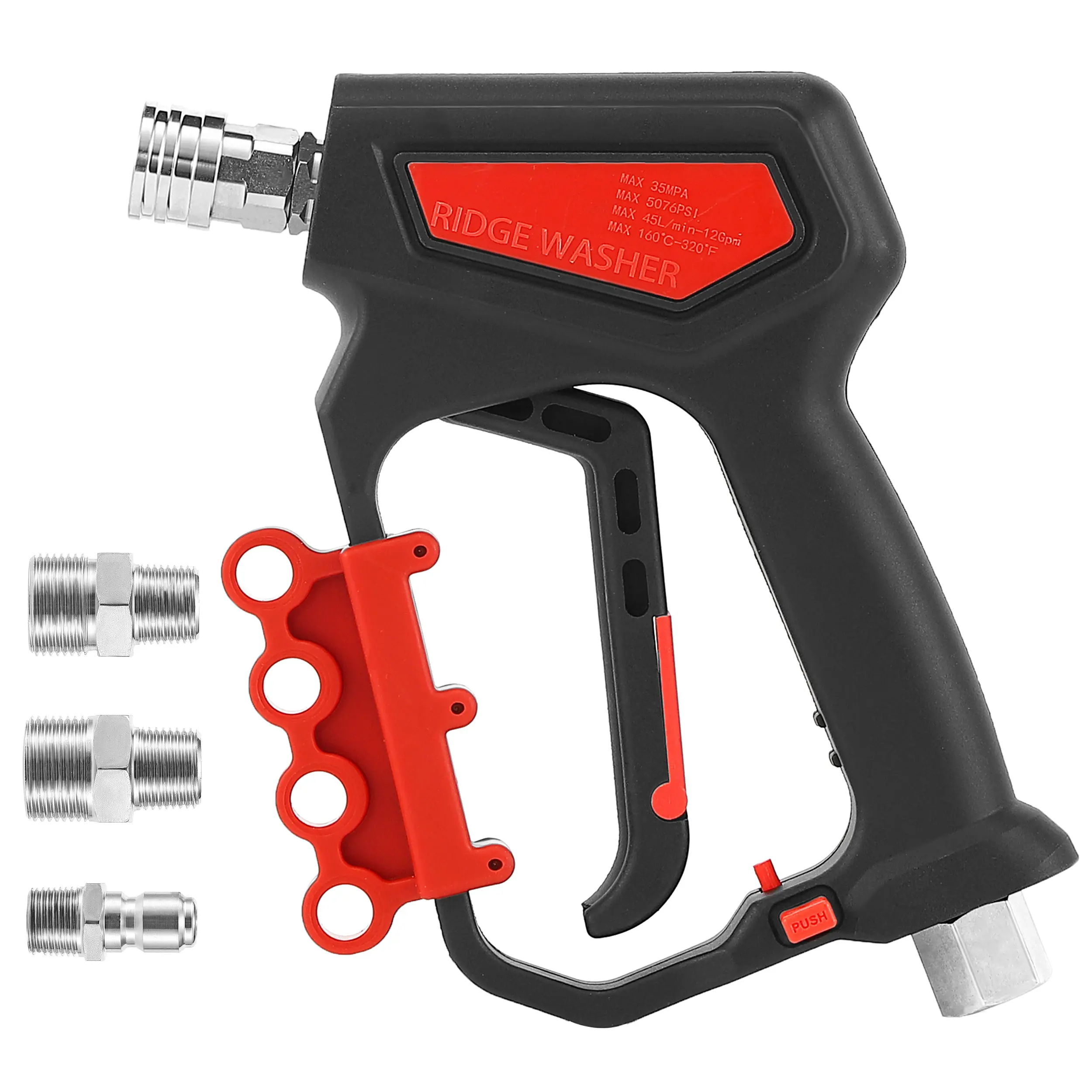 Red Handheld Set with Bracket