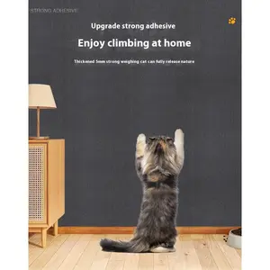Pet cat climbing mat with rubber carpet can be cut and pasted DIY wear-resistant cat climbing sticker is not easy to drop debris climbing sticker cat scratching pad cat play