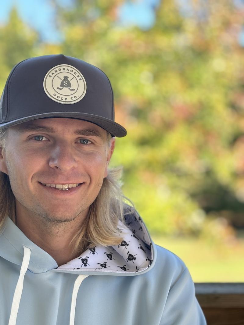 Charcoal Gray Golf Hat for Men and Women