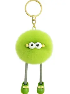 Cute Bunny with Big Long Legs Plush Keychain Car Key Holder Stuffed Animal Doll Gift