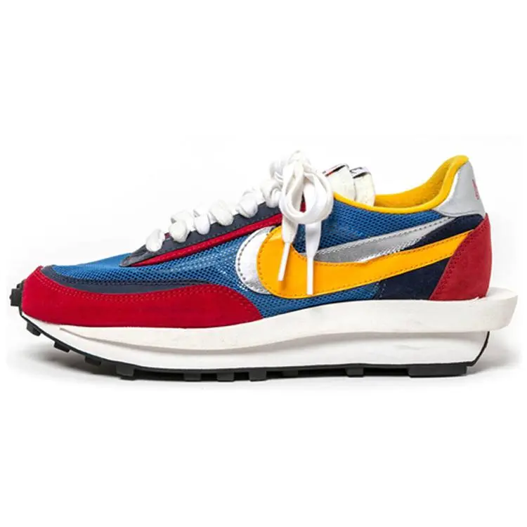 Men's Nike X Sacai LDWaffle 'Varsity Blue' Sneaker - Casual Trainer, Sports Shoes, Footwear for Runners, Athletic, Low Top